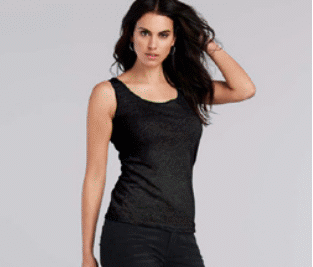 MID SUMMER FANTASTIC CLEARING SALE-AMERICAN TANK TOP FOR LADIES -BLACK-MEMORABLE GIFT-TOP QUALITY-LOWEST PRICE GUARANTEED-DO NOT MISS THIS CHANCE-ART NO. 61376-REA 27%